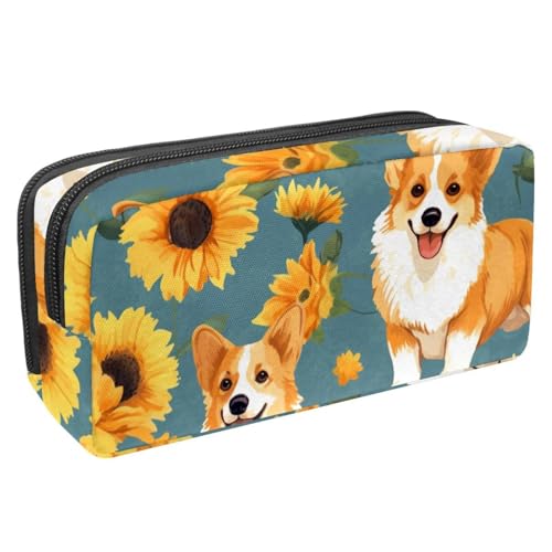 Luoweisi Federmäppchen mit großem Fassungsvermögen, Stifteetui, Schreibwaren-Organizer, multifunktionales Federmäppchen für Bürobedarf, Aufbewahrung, Weihnachts-Rentiere, Schneeflocken, Mehrfarbig 15, von Luoweisi