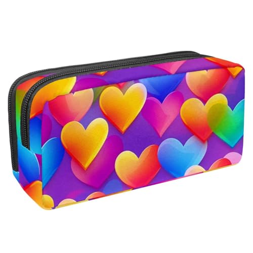 Luoweisi Federmäppchen mit großem Fassungsvermögen, Stifteetui, Schreibwaren-Organizer, multifunktionales Federmäppchen für Bürobedarf, Aufbewahrung, Weihnachts-Rentiere, Schneeflocken, Mehrfarbig 12, von Luoweisi