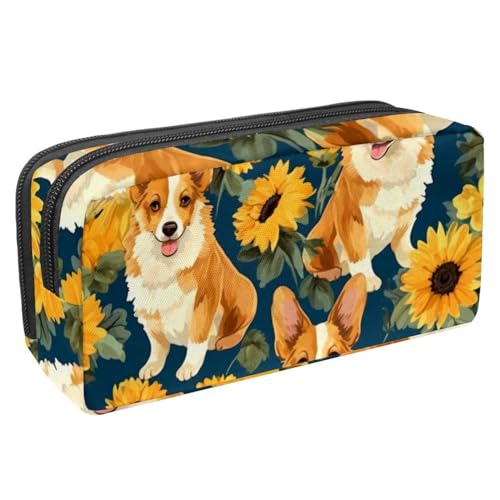 Luoweisi Federmäppchen mit großem Fassungsvermögen, Stifteetui, Schreibwaren-Organizer, multifunktionales Federmäppchen für Bürobedarf, Aufbewahrung, Weihnachts-Rentiere, Schneeflocken, Mehrfarbig 13, von Luoweisi