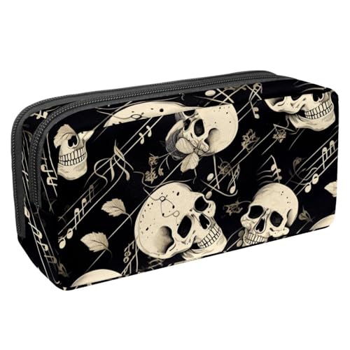 Luoweisi Federmäppchen mit großem Fassungsvermögen, Stifteetui, Schreibwaren-Organizer, multifunktionales Federmäppchen für Bürobedarf, Aufbewahrung, Weihnachts-Rentiere, Schneeflocken, Mehrfarbig 16, von Luoweisi