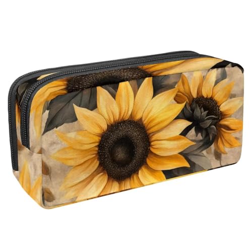 Luoweisi Federmäppchen mit großem Fassungsvermögen, Stiftemäppchen, Schreibwaren-Organizer, multifunktionales Federmäppchen für Bürobedarf, Aufbewahrung, Eisenbahn, Zug, Retro, Mehrfarbig 11, von Luoweisi