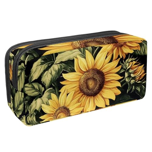 Luoweisi Federmäppchen mit großem Fassungsvermögen, Stiftemäppchen, Schreibwaren-Organizer, multifunktionales Federmäppchen für Bürobedarf, Aufbewahrung, Eisenbahn, Zug, Retro, Mehrfarbig 7, von Luoweisi