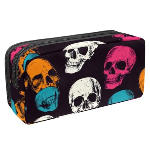 Luoweisi Federmäppchen mit großem Fassungsvermögen, Stiftemäppchen, Schreibwaren-Organizer, multifunktionales Federmäppchen für Bürobedarf, Aufbewahrung, Weihnachten, Schneemann, Süßigkeiten, von Luoweisi