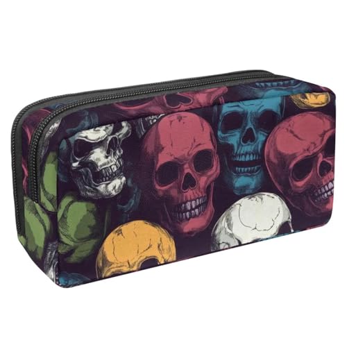 Luoweisi Federmäppchen mit großem Fassungsvermögen, Stiftemäppchen, Schreibwaren-Organizer, multifunktionales Federmäppchen für Bürobedarf, Aufbewahrung, Weihnachten, Schneemann, Süßigkeiten, von Luoweisi