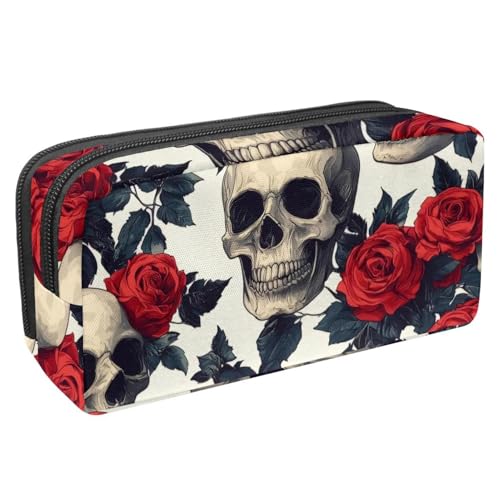 Luoweisi Federmäppchen mit großem Fassungsvermögen, Stiftemäppchen, Schreibwaren-Organizer, multifunktionales Federmäppchen für Bürobedarf, Aufbewahrung, Weihnachten, Schneemann, Süßigkeiten, von Luoweisi