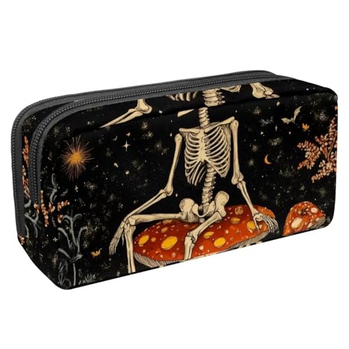 Luoweisi Federmäppchen mit großem Fassungsvermögen, Stiftemäppchen, Schreibwaren-Organizer, multifunktionales Federmäppchen für Bürobedarf, Aufbewahrung, Weihnachten, Schneemann, Süßigkeiten, von Luoweisi