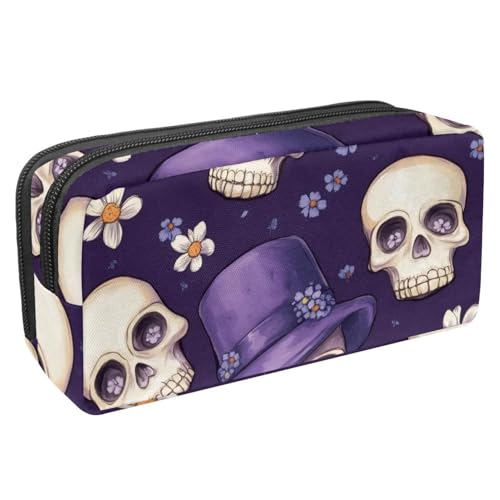 Luoweisi Federmäppchen mit großem Fassungsvermögen, Stiftemäppchen, Schreibwaren-Organizer, multifunktionales Federmäppchen für Bürobedarf, Aufbewahrung, Weihnachten, Schneemann, Süßigkeiten, von Luoweisi