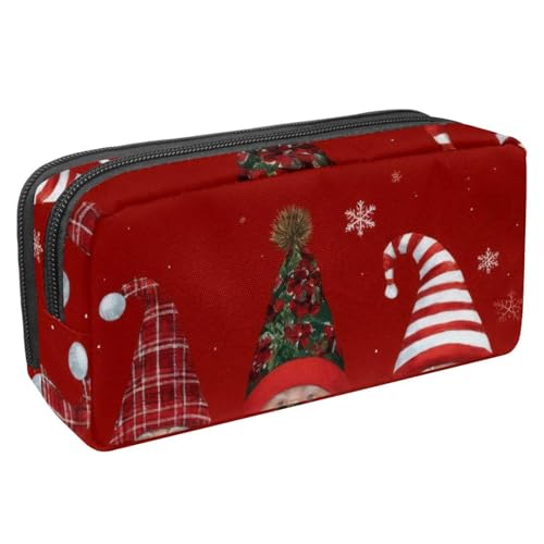 Luoweisi Federmäppchen mit großem Fassungsvermögen, Stiftemäppchen, Schreibwaren-Organizer, multifunktionales Federmäppchen für Bürobedarf, Aufbewahrung, Weihnachten, Schneemann, Vogel, Mehrfarbig 12, von Luoweisi