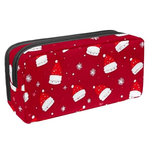 Luoweisi Federmäppchen mit großem Fassungsvermögen, Stiftemäppchen, Schreibwaren-Organizer, multifunktionales Federmäppchen für Bürobedarf, Aufbewahrung, Weihnachten, Süßigkeiten, Schneemann, von Luoweisi
