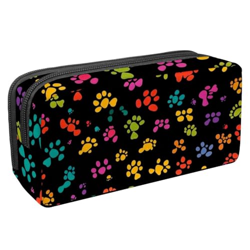 Luoweisi Federmäppchen mit großem Fassungsvermögen, Stiftemäppchen, Schreibwaren-Organizer, multifunktionales Federmäppchen für Bürobedarf, Aufbewahrung, Weihnachten, Süßigkeiten, Schneemann, von Luoweisi