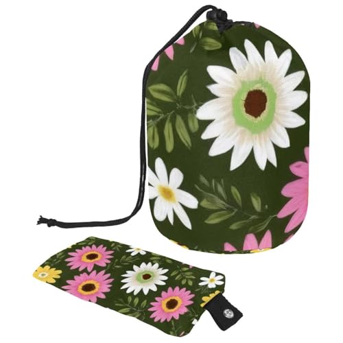 Make-up-Tasche mit Kordelzug, große Kapazität, Reise-Kosmetiktasche mit kleinem Reißverschluss, tragbar, faule Kulturbeutel, Geschenke für Frauen, Dinosaurier, Mehrfarbig 13, Einheitsgröße, von Luoweisi