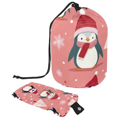 Make-up-Tasche mit Kordelzug, große Kapazität, Reise-Kosmetiktasche mit kleinem Reißverschluss, tragbar, faule Kulturbeutel, Geschenke für Frauen, Meerschweinchen, Weihnachten, Mehrfarbig 12, von Luoweisi