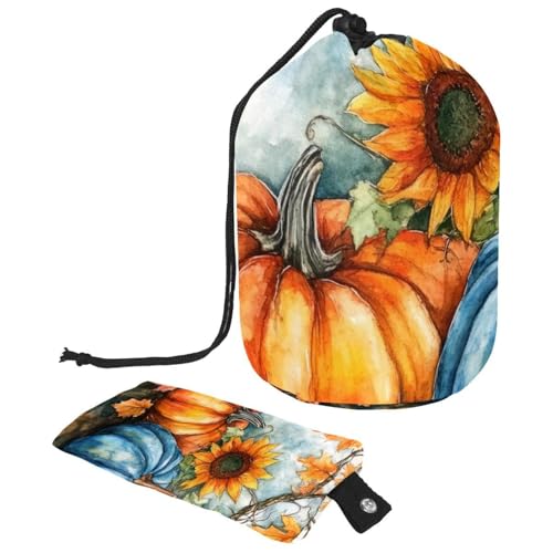 Make-up-Tasche mit Kordelzug, große Kapazität, Reise-Kosmetiktasche mit kleinem Reißverschluss, tragbar, faule Kulturbeutel, Geschenke für Frauen, Schneemann, Kardinal, Weihnachten, Mehrfarbig 14, von Luoweisi