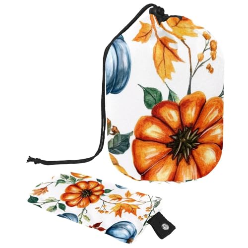 Make-up-Tasche mit Kordelzug, große Kapazität, Reise-Kosmetiktasche mit kleinem Reißverschluss, tragbar, faule Kulturbeutel, Geschenke für Frauen, Schneemann, Kardinal, Weihnachten, Mehrfarbig 9, von Luoweisi