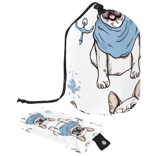 Make-up-Tasche mit Kordelzug, große Kapazität, Reise-Kosmetiktasche mit kleinem Reißverschluss, tragbar, faule Kulturbeutel, Geschenke für Frauen, tropischer Dinosaurier, Mehrfarbig 12, Einheitsgröße, von Luoweisi