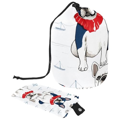 Make-up-Tasche mit Kordelzug, große Kapazität, Reise-Kosmetiktasche mit kleinem Reißverschluss, tragbar, faule Kulturbeutel, Geschenke für Frauen, tropischer Dinosaurier, Mehrfarbig 13, Einheitsgröße, von Luoweisi