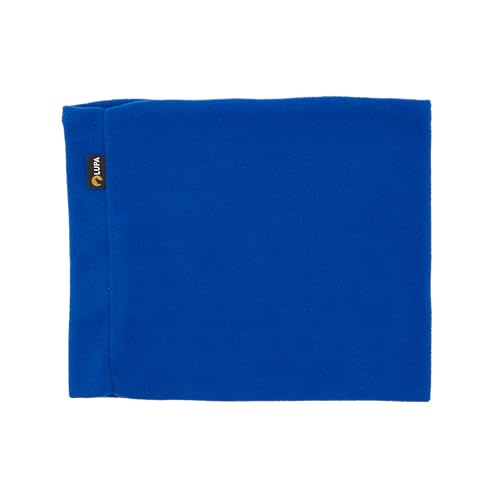Lupa Handgefertigter Unisex-Doppelschicht-Mikrofleece-Halswärmer – Halsgamaschen für Männer – Winter-Halswärmer für Frauen (Königsblau) von Lupa