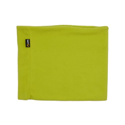 Lupa Handgefertigter Unisex-Doppelschicht-Mikrofleece-Halswärmer – Halsgamaschen für Männer – Winter-Halswärmer für Frauen (Lime) von Lupa