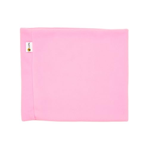 Lupa Handgefertigter Unisex-Doppelschicht-Mikrofleece-Halswärmer – Halsgamaschen für Männer – Winter-Halswärmer für Frauen (Pink) von Lupa