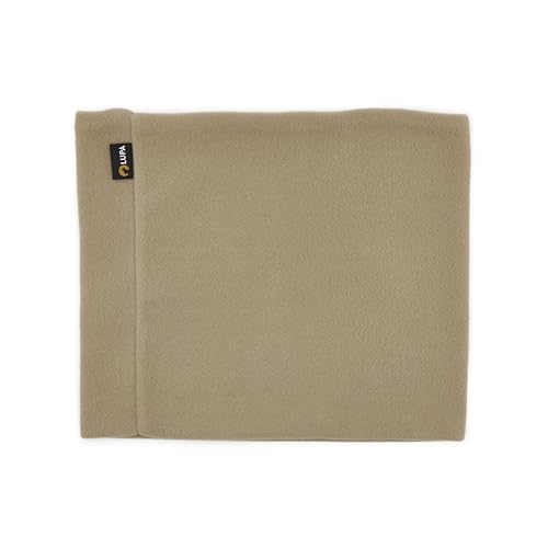 Lupa Handgefertigter Unisex-Doppelschicht-Mikrofleece-Halswärmer – Halsgamaschen für Männer – Winter-Halswärmer für Frauen (Sand) von Lupa