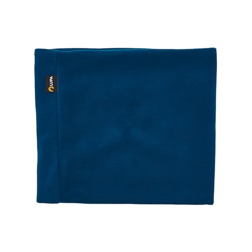 Lupa Handgefertigter Unisex-Doppelschicht-Mikrofleece-Halswärmer – Halsgamaschen für Männer – Winter-Halswärmer für Frauen (Saphir) von Lupa
