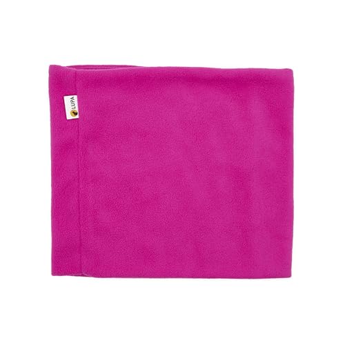 Lupa Handgefertigter Unisex-Doppelschicht-Mikrofleece-Halswärmer – Halsgamaschen für Männer – Winter-Halswärmer für Frauen (hellrosa) von Lupa