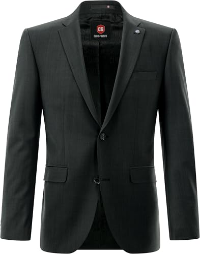 CG CLUB of GENTS -Andy SS 20 - 023S0,Herren Regular Fit AnzugJacke, Schwarz (Schwarz 90), Gr. 26 von Lupantte
