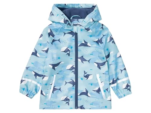 Lupilu Kleinkinder Jungen Matsch- und -Buddeljacke, wind- und wasserdicht, warmes Fleece Innenseite (Sea Shark: 98,104) von Lupilu