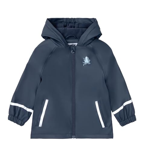 Lupilu Kleinkinder Jungen Matsch- und -Buddeljacke, wind- und wasserdicht, warmes Fleece Innenseite (Tentakel: 110,116) von Lupilu