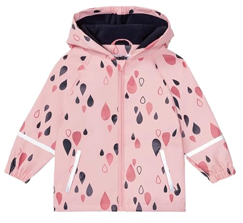 Lupilu Kleinkinder Mädchen Matsch- und -Buddeljacke, wind- und wasserdicht, warmes Fleece Innenseite (Rainy Rosa: 110,116) von Lupilu