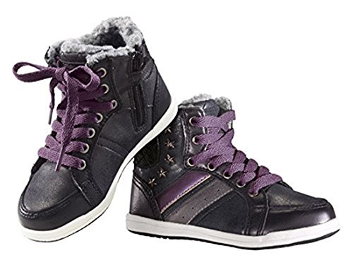 Lupilu Mädchen Halbstiefel Schwarz/Violett 25 von Lupilu