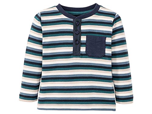 Lupilu Pure Collection Baby Jungen Langarmshirt 100% Bio-Baumwolle Linien 62/68 von Lupilu