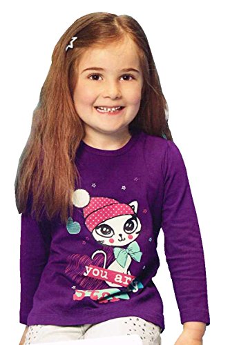 lupilu® 2 x Mädchen Langarmshirts - T-Shirt - Langarm (110/116) von Lupilu