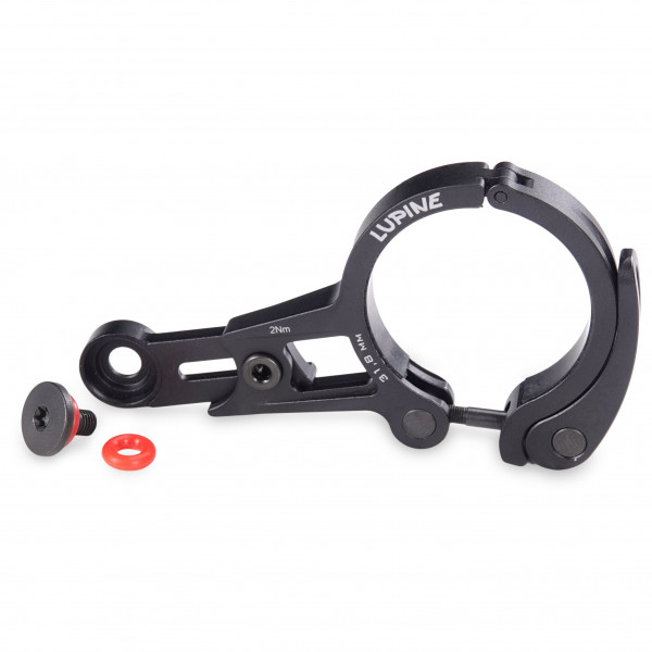 Lupine - Flexmount Schnellspanner - Lampenhalterung Gr 35 mm schwarz von Lupine