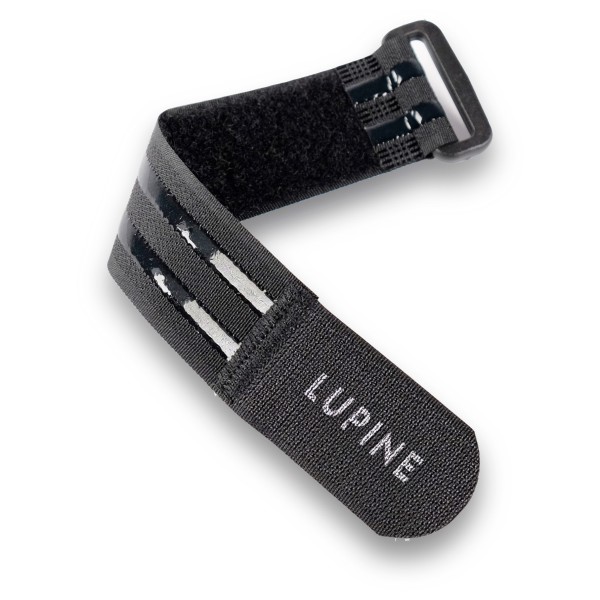 Lupine - FrontClick Akkuhalter Klettband - Akkuhalterung schwarz von Lupine