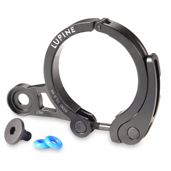 Lupine - SL Nano Schnellspanner 31.8 mm - Montagehalterung schwarz von Lupine