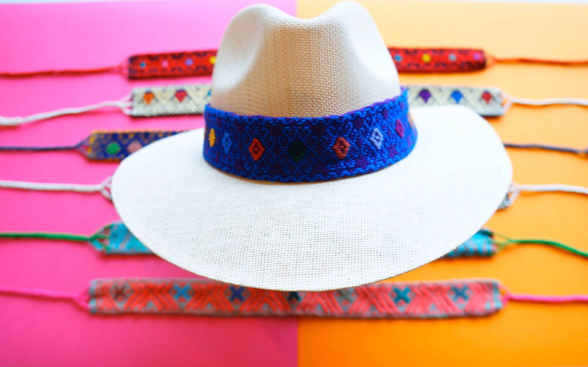 Gewebtes Hutband | Toquilla Gewebtes Hutband | Toquilla von LupitaBuena