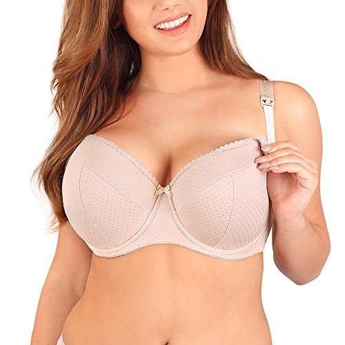 Lupoline Dame Still BH Stillende Schwangere Stillmode 1381, Beige,95F von Lupoline
