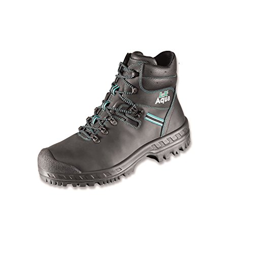 Lupriflex 1 Paar Aqua Profi Wasserdichter Mittelhoher Sicherheitsschuh, S3, Schuhweite 11,5, Blau/Schwarz Größe 44 von Lupriflex