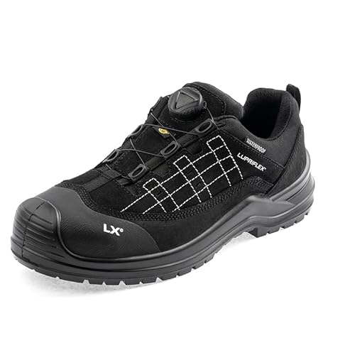 Lupriflex 4-755 Turner Low S3 ESD schwarz Arbeitsschuhe Sicherheitsschuhe (Schwarz, EU Schuhgrößensystem, Erwachsene, Numerisch, M, 44) von Lupriflex