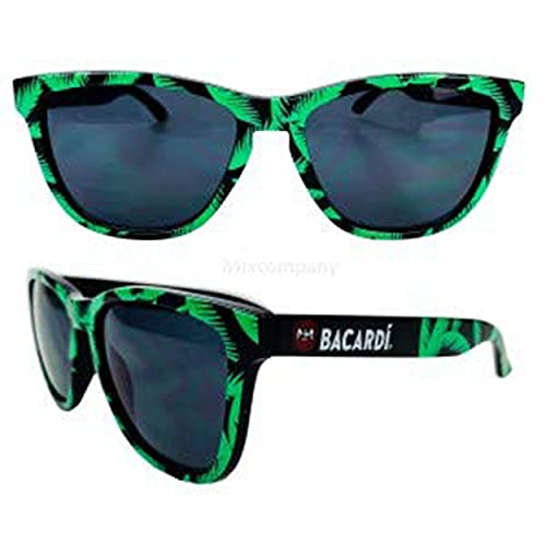 Bacardi Rum Nerd Sonnenbrille mit Palmenmuster grün UV400 Unisex Retro Vintage Style Party Festival Bar Bacardi Rum Nerd Sonnenbrille mit Palmenmuster grün UV400 Unisex Retro Vintage Style Party Festival Bar von Lupsty