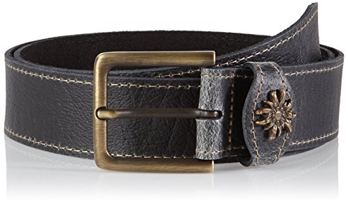 Werner Trachten Unisex Gürtel Trachtengürtel, Gr. 80 cm, Schwarz (schwarz pull up 310) von Lupsty