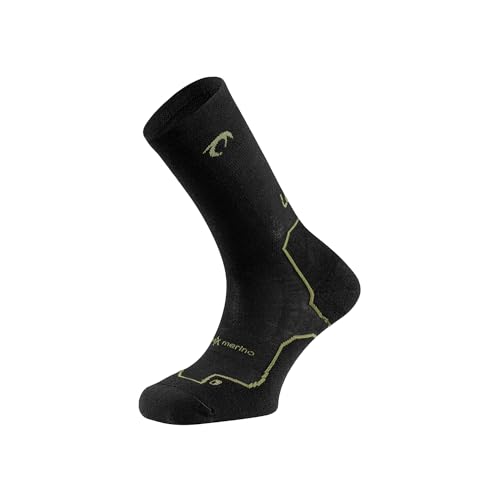 Lurbel Ursus Five Socken aus Merinowolle, nahtlos, Anti-Blasen, atmungsaktive und geruchshemmende Socken, Trekkingsocken, Wintersocken, Unisex, Sottobosco, XL von Lurbel
