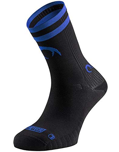 Lurbel Kairos Cycling/Triathlon-Socken, Schwarz-Blau von Lurbel