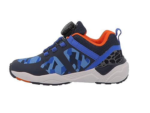 Lurchi 74L0143002 Sneaker, Cobalt orange Multi, 37 EU von Lurchi