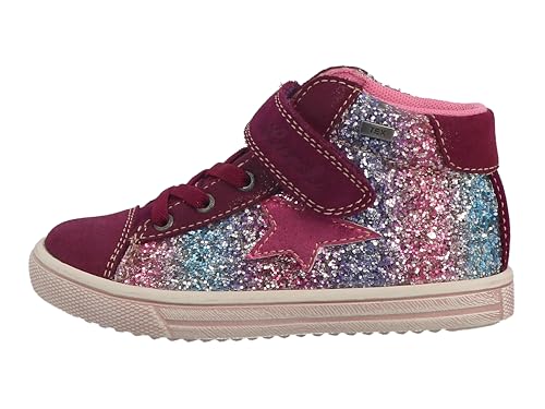 Lurchi 84L1063005 Sneaker, deep Purple-Rainbow Glitter, 31 EU von Lurchi