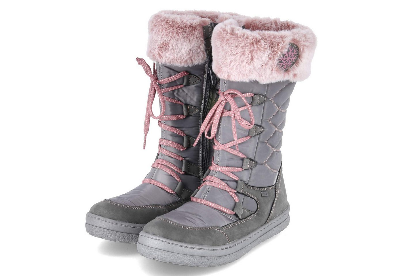 Lurchi Lurchi - female - 84L3003002 00011 - Textil & Synthetik - grau Winterstiefel von Lurchi