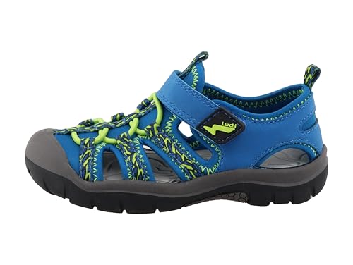 Lurchi Jungen 95l0053001 Sandale, Cobalt Lime, 34 EU Lurchi Jungen 95l0053001 Sandale, Cobalt Lime, 34 EU von Lurchi