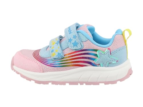 Lurchi 95L0083001 Sneaker, Rose-Turkis Glitter, 27 EU Weit von Lurchi