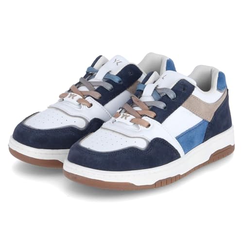 Lurchi 95L0103011 Sneaker, Navy-Cobalt-White, 32 EU Weit von Lurchi